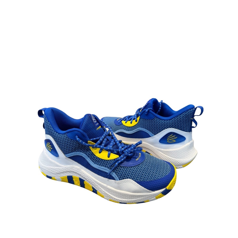 Under Armour Stephen Curry 3Z 24 Basketball Shoes Blue Yellow White Mens 11